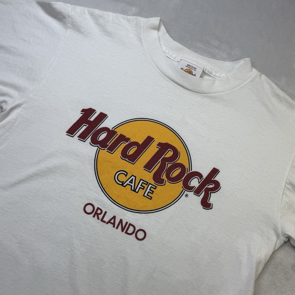 Vintage Hard Rock Cafe Orlando USA Single Stitch T Shirt‎ Medium 90s